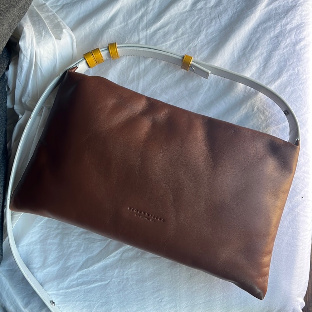Simon Miller brown leather Puffin Bag